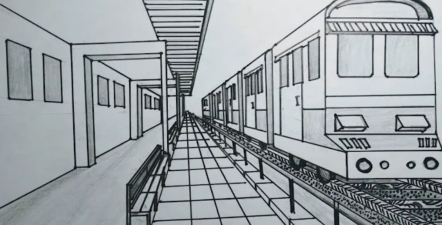 Gambar Perspektif Kereta Api Gambar Perspektif Kereta Api